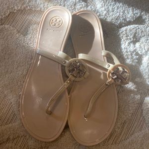 Tory Burch sandals wore a few times nude size 9